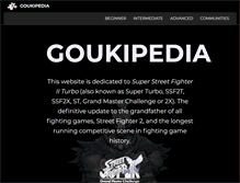 Tablet Screenshot of goukipedia.com